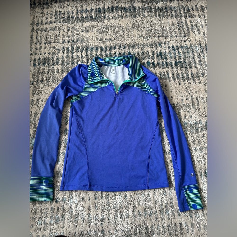Girls Champion Quarter Zip. Size Large (10-12)